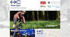 Desktop Screenshot of healescycles.co.uk